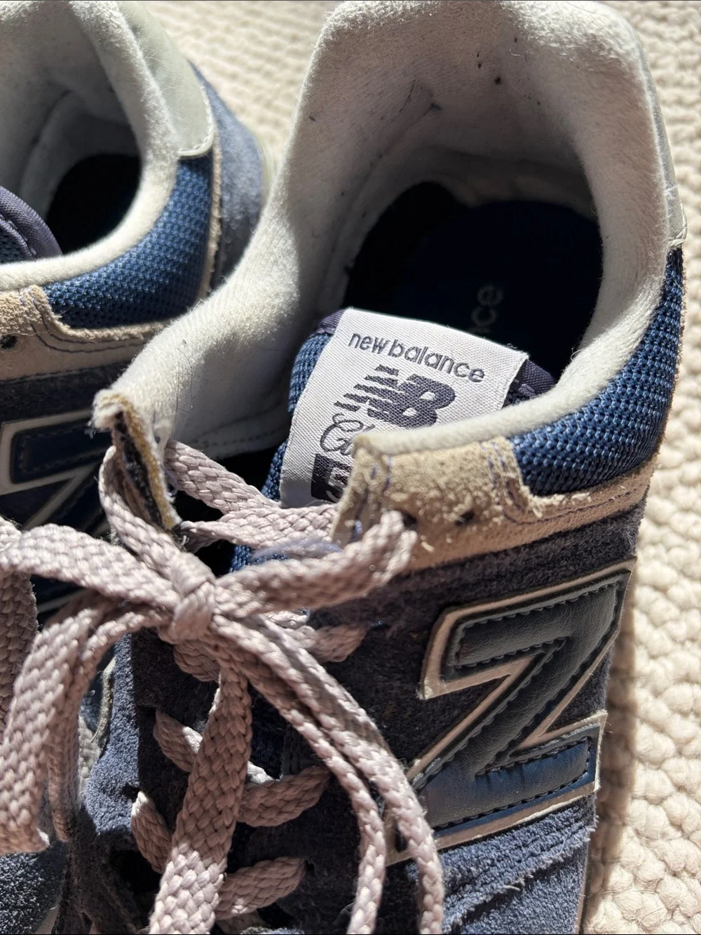 New Balance Blue Gray Casual Running Sneakers